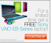 FREE Sony VAIO EB series laptop of your favorite color